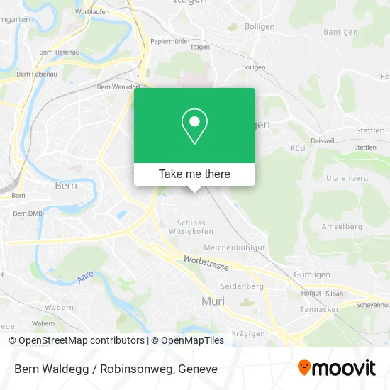 Bern Waldegg / Robinsonweg map