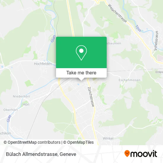 Bülach Allmendstrasse map