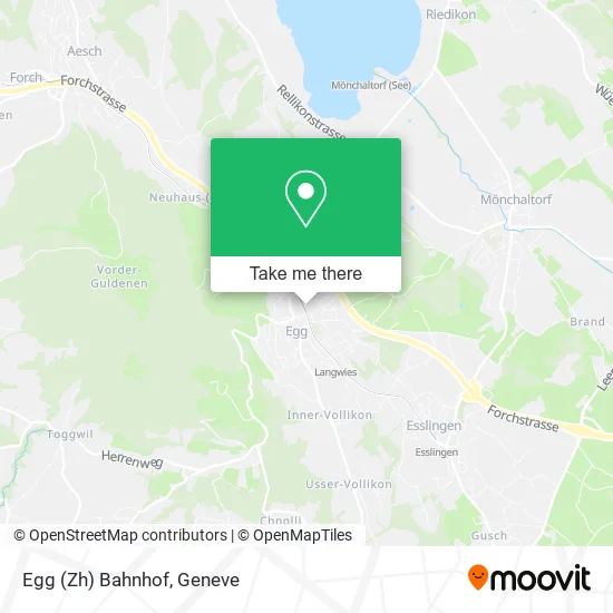 Egg (Zh) Bahnhof map