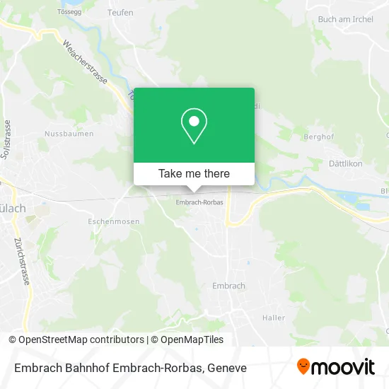 Embrach Bahnhof Embrach-Rorbas map