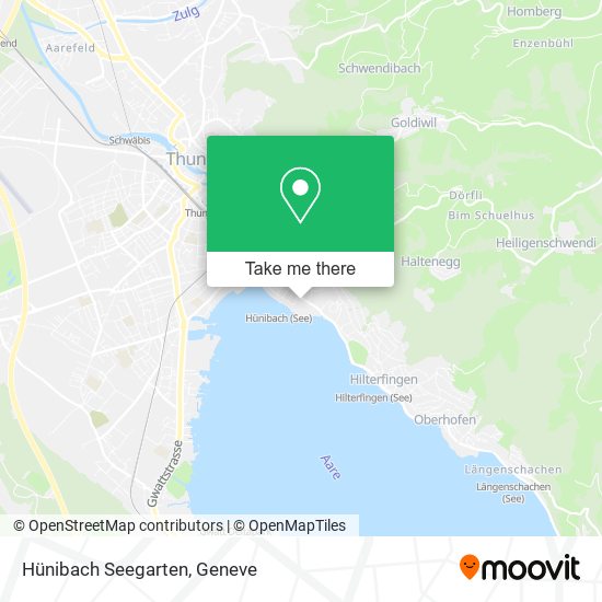 Hünibach Seegarten map