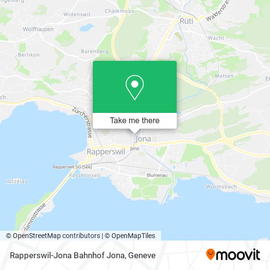 Rapperswil-Jona Bahnhof Jona map
