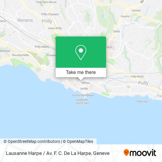 Lausanne Harpe / Av. F. C. De La Harpe plan