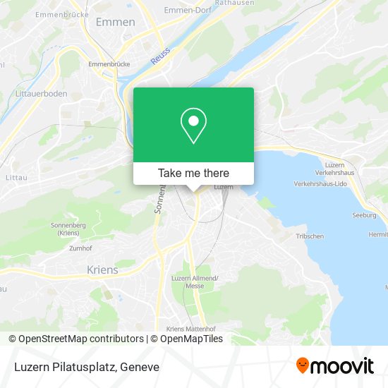 Luzern Pilatusplatz map