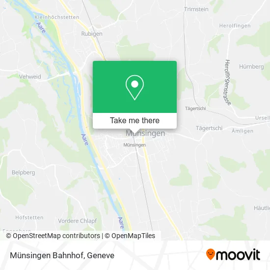 Münsingen Bahnhof map