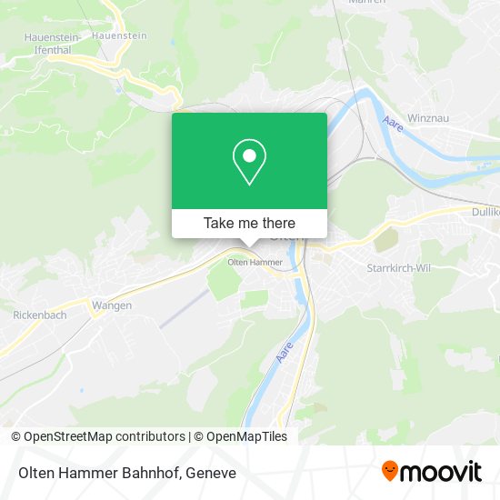 Olten Hammer Bahnhof map