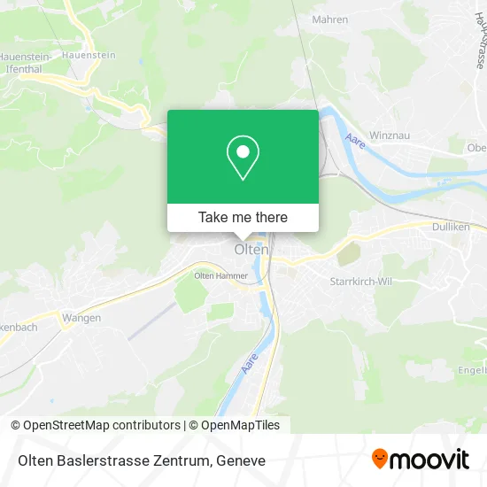 Olten Baslerstrasse Zentrum map