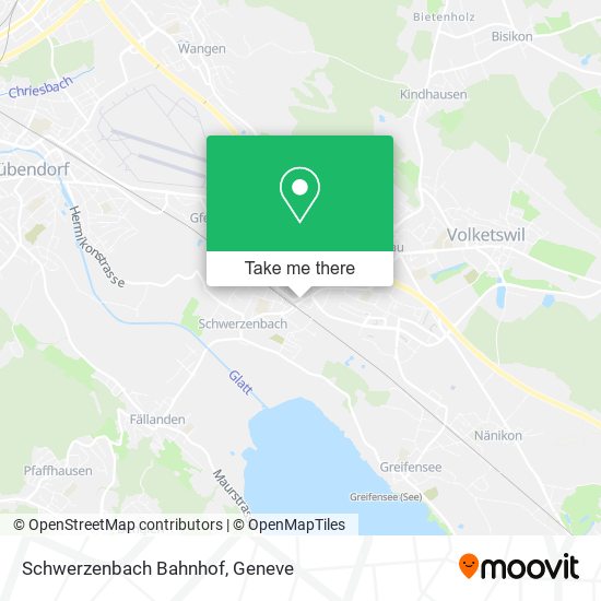 Schwerzenbach Bahnhof map