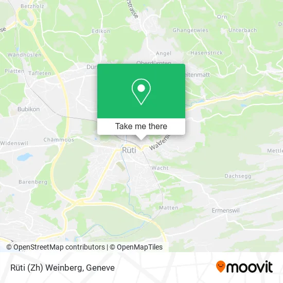 Rüti (Zh) Weinberg map