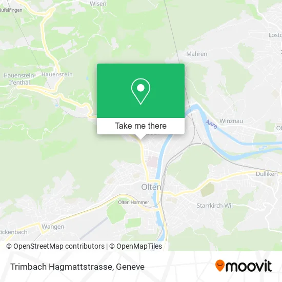 Trimbach Hagmattstrasse map