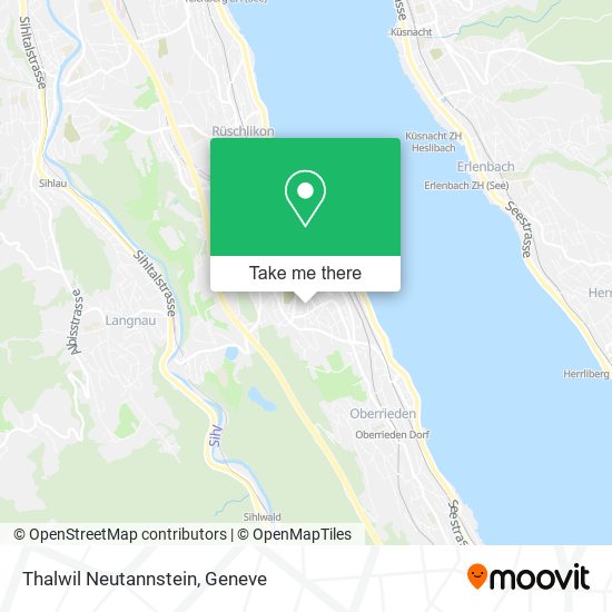 Thalwil Neutannstein map