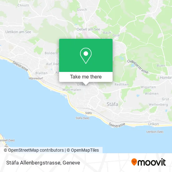 Stäfa Allenbergstrasse map