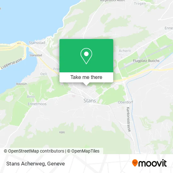 Stans Acherweg map