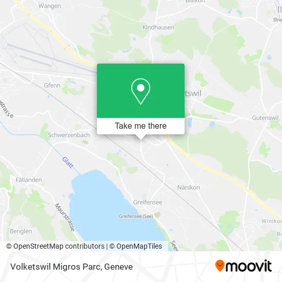 Volketswil Migros Parc map