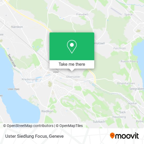 Uster Siedlung Focus map