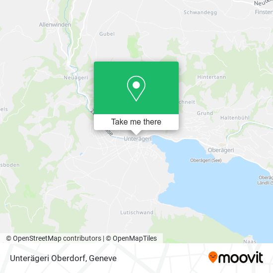 Unterägeri Oberdorf map