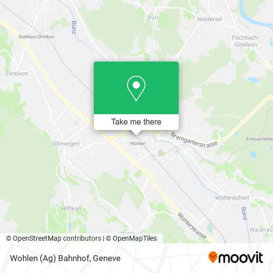Wohlen (Ag) Bahnhof map