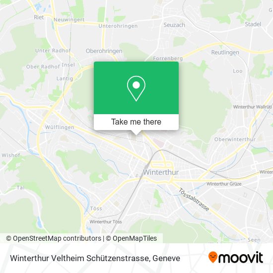 Winterthur Veltheim Schützenstrasse map