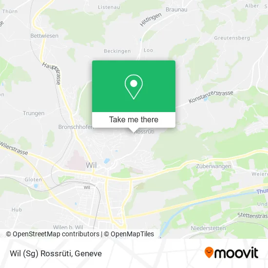 Wil (Sg) Rossrüti map