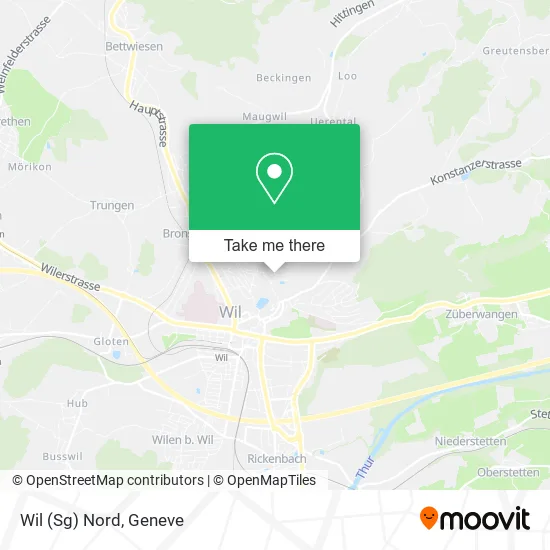 Wil (Sg) Nord map