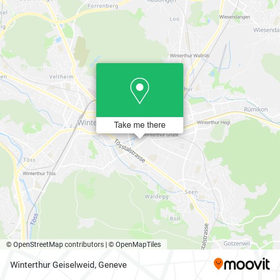 Winterthur Geiselweid map