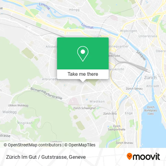 Zürich Im Gut / Gutstrasse map