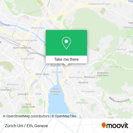 Zürich Uni / Eth map