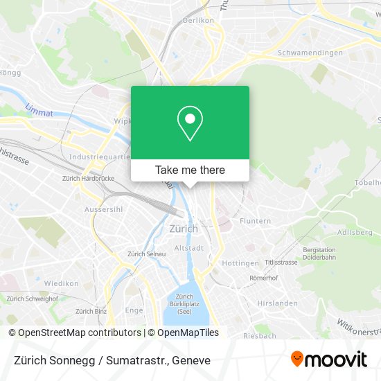 Zürich Sonnegg / Sumatrastr. map