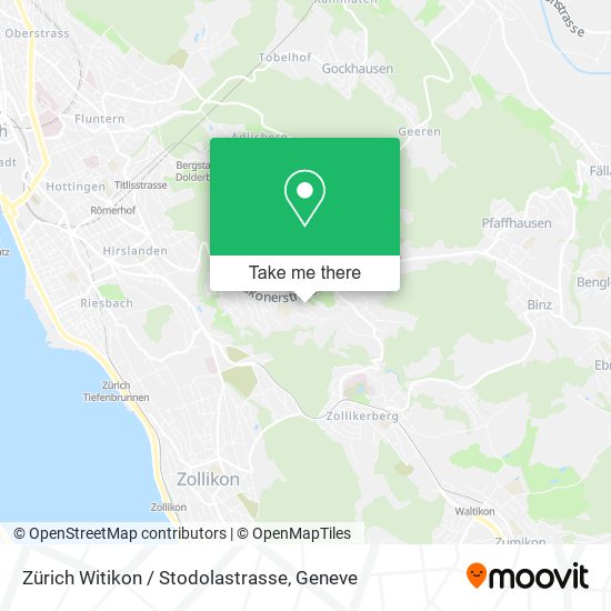 Zürich Witikon / Stodolastrasse map