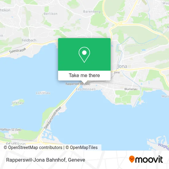 Rapperswil-Jona Bahnhof map