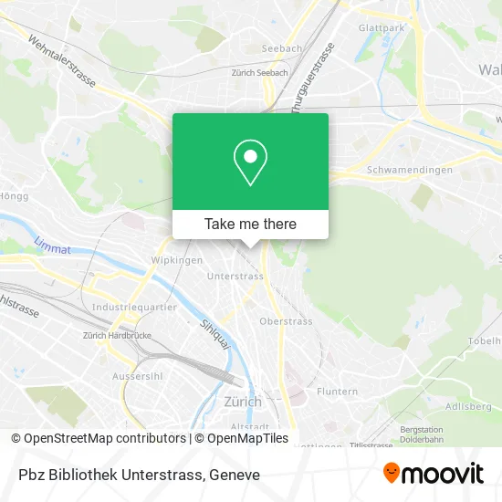 Pbz Bibliothek Unterstrass map