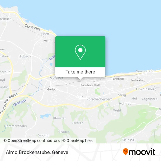 Almo Brockenstube map