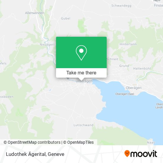 Ludothek Ägerital map