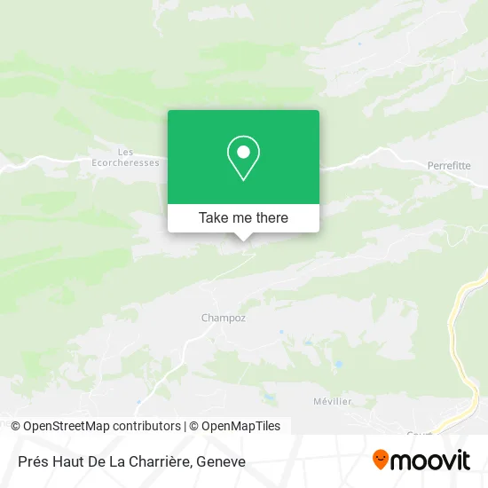 Prés Haut De La Charrière map