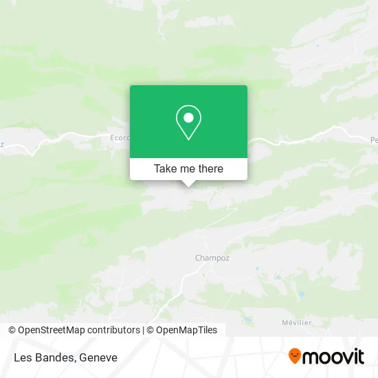 Les Bandes map