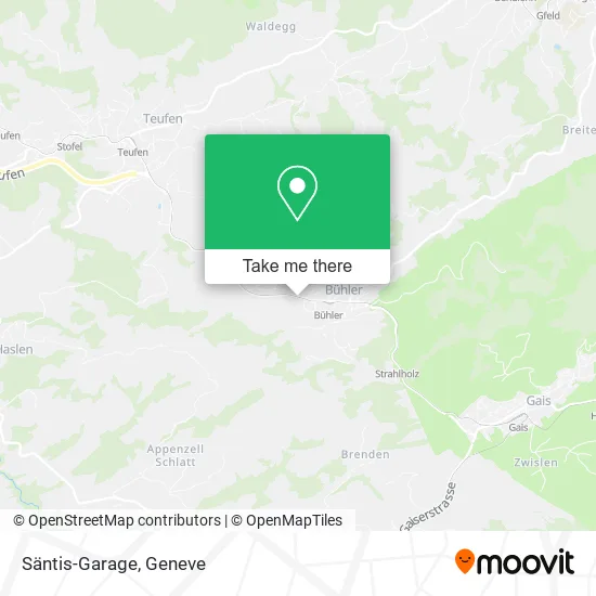 Säntis-Garage map