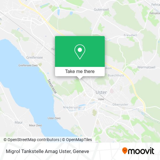 Migrol Tankstelle Amag Uster map