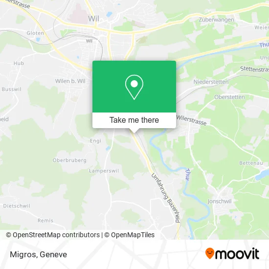 Migros map