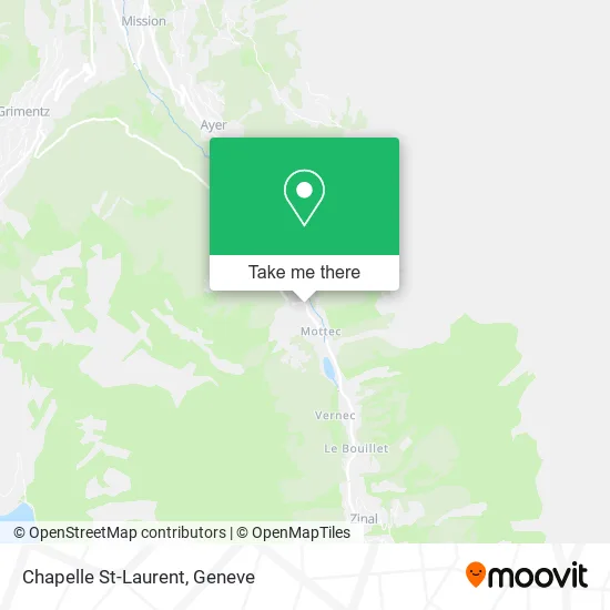 Chapelle St-Laurent map