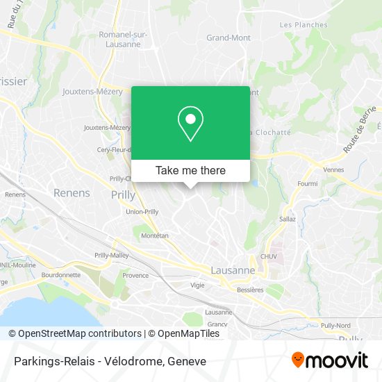 Parkings-Relais - Vélodrome map
