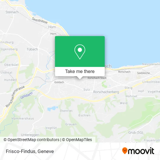 Frisco-Findus map