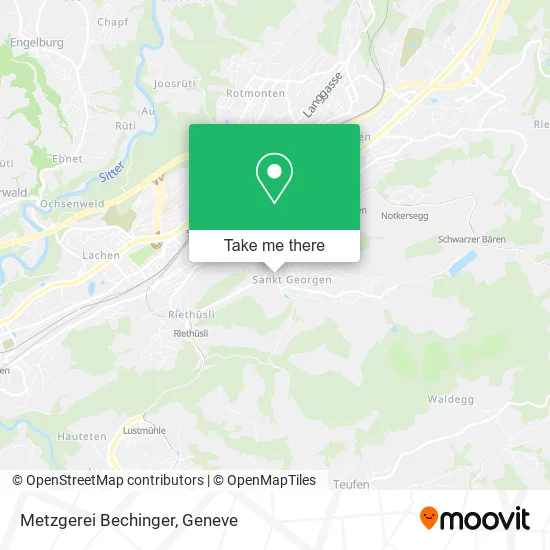 Metzgerei Bechinger map