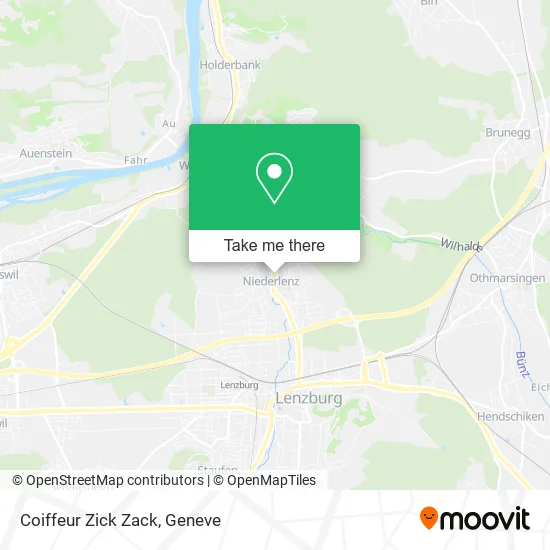 Coiffeur Zick Zack map