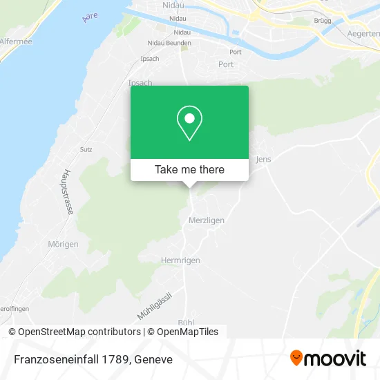 Franzoseneinfall 1789 map