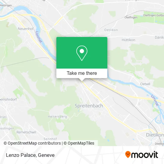 Lenzo Palace map