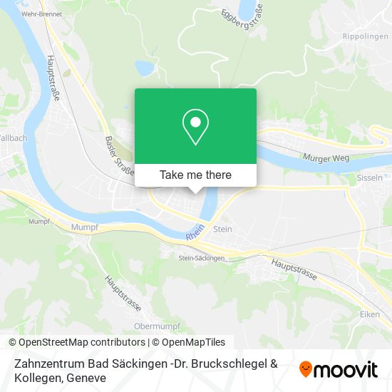 Zahnzentrum Bad Säckingen -Dr. Bruckschlegel & Kollegen plan
