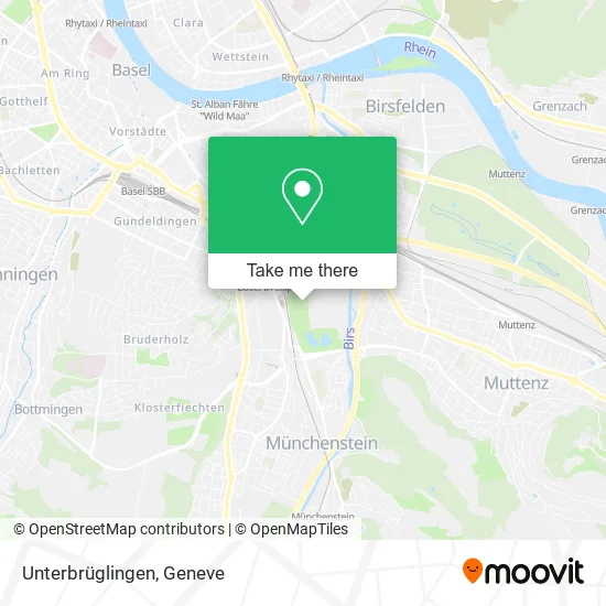 Unterbrüglingen map