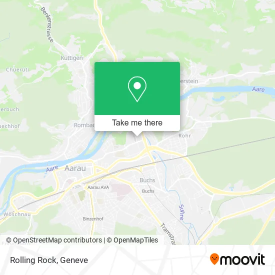 Rolling Rock map