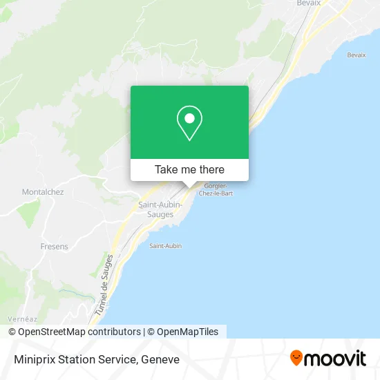 Miniprix Station Service map