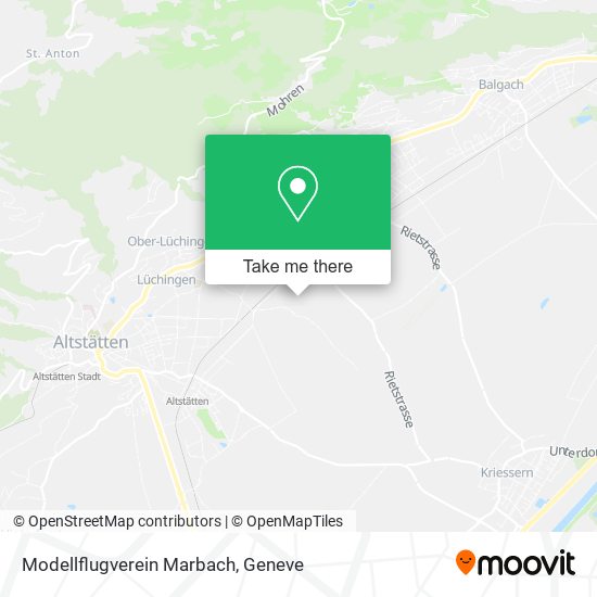Modellflugverein Marbach map